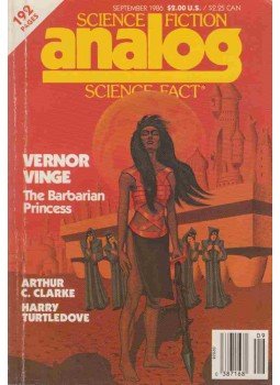 Vinge, Vernor, Arthur C. Clarke , Harry Turtledove - Analog Science Fiction / Science Fact September 1986 Vinge, Vernor, Arthur C. Clarke , Harry Turtledove - Analog Science Fiction / Science Fact September 1986, New York 1986 antikvár könyv