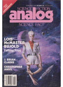 Lois McMaster Bujold, J. Brian Clarke, Christopher Anvil - Analog Science Fiction / Science Fact February 1988 Lois McMaster Bujold, J. Brian Clarke, Christopher Anvil - Analog Science Fiction / Science Fact February 1988, New York 1988 antikvár könyv