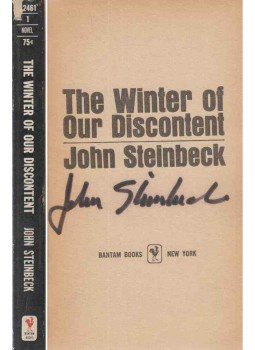 John Steinbeck - The Winter of Our Discontent (aláírt) John Steinbeck - The Winter of Our Discontent (aláírt), New York 1962 antikvár könyv
