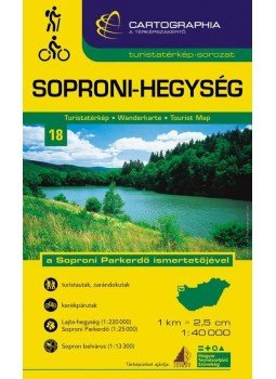 Cartographia Kiadó - Soproni-hegység turistatérkép 1:40000 Cartographia Kiadó - Soproni-hegység turistatérkép 1:40000, null 2014 antikvár könyv