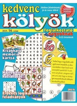 CSOSCH KIADÓ - Kedvenc Kölyök Foglalkoztató nagyoknak 16., null 2015 antikvár könyv