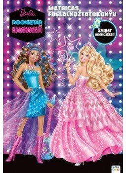  - Barbie, a rocksztár hercegnő - matricás foglalkoztató, null 2015 antikvár könyv