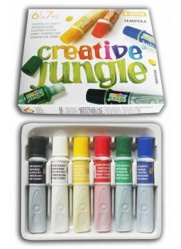  - Tempera műanyag tubusban, 6 szín, 7ml/ tubus, null 2014 antikvár könyv