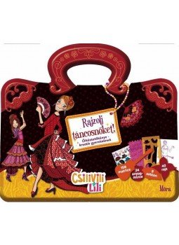  - Csilivili Lili - RAJZOLJ TÁNCOSNŐKET! - ÖLTÖZTETŐKÖNYV KREATÍV GYEREKEKNEK, null 2010 antikvár könyv