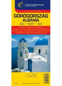 Cartographia Kiadó - GÖRÖGORSZÁG AUTÓTÉRKÉP 1:1300000 - CART. - "SC" -, null 2009 antikvár könyv