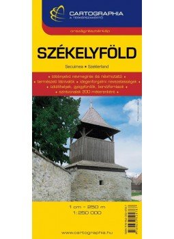 Cartographia Kiadó - Székelyföld országrésztérkép, null 2009 antikvár könyv