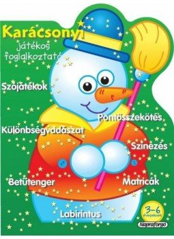 Napraforgó Könyvkiadó - Karácsonyi játékos foglalkoztató - Zöld, null 2014 antikvár könyv