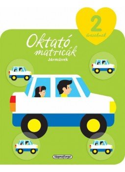  - Oktató matricák - Járművek (2 éveseknek),  2015 antikvár könyv