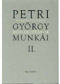 Petri György - Petri György munkái II. - Összegyűjtött műfordítások
