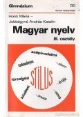 Honti Mária - Jobbágyné András Katalin - Magyar nyelv III. osztály