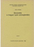 Nagy Ferenc - Bevezetés a magyar nyelv szövegtanába
