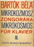  - Bartók Béla Mikrokozmosz zongorára III.