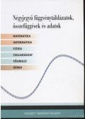 Hack Frigyes,Fülöp Ferenc,Radnai Gyula,Urbán János,Szabados László,Nemerkényi Antal,Balázs Lóránt,Büki András,Kugler Sándorné - Négyjegyű függvénytáblázatok, összefüggések és adatok
