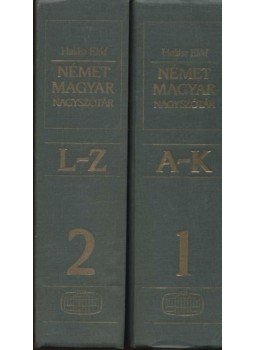Halász Előd - Német-magyar nagyszótár I-II. Halász Előd - Német-magyar nagyszótár I-II., Budapest 1992 antikvár könyv