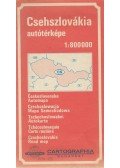  - Csehszlovákia autótérképe 1:800000