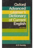 HORNBY, A S - Oxford Advanced Learner's Dictionary of Current English