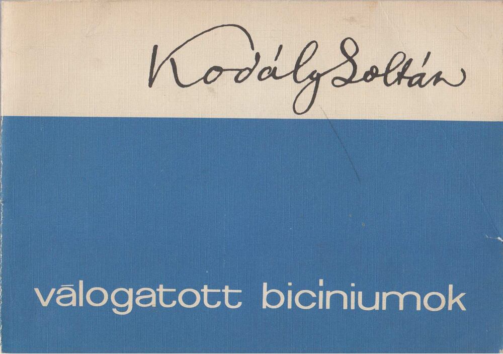 Kodály Zoltán - Válogatott bicíniumok
