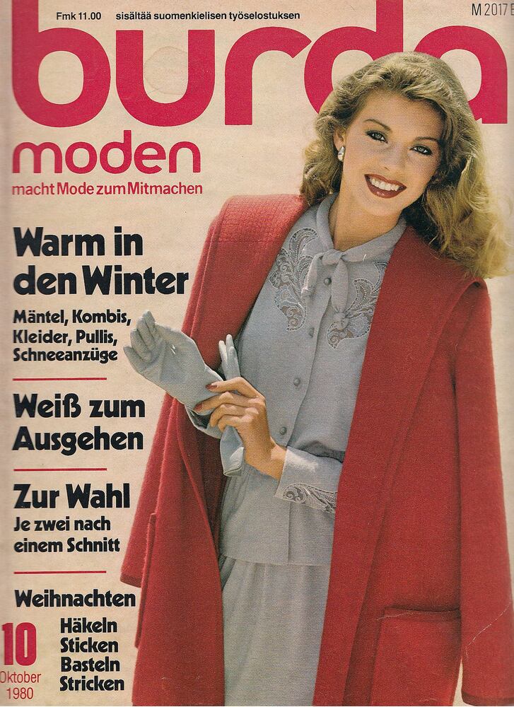 Aenne Burda (szerk.),Ingrid Vogelsang (szerk.),Ingrid Küderle (szerk.) - Burda Moden 1980/10. Oktober