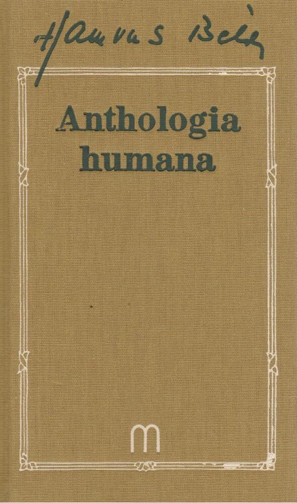Hamvas Béla - Anthologia humana