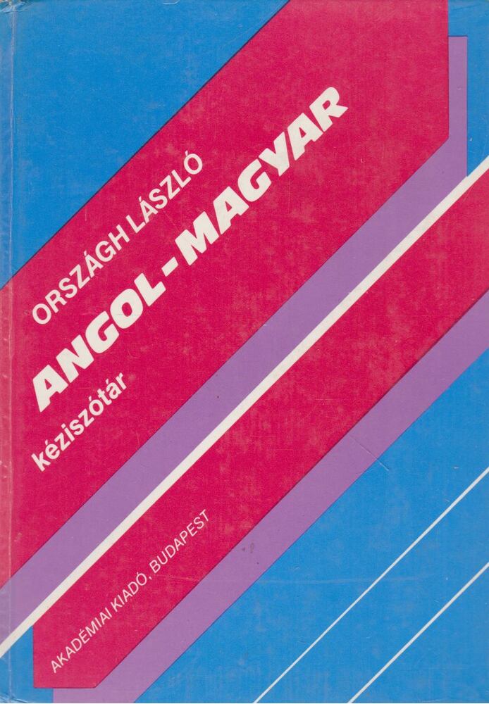 Országh László - Angol-magyar kéziszótár