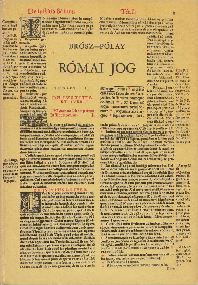 Pólay Elemér,Brósz Róbert - Római jog