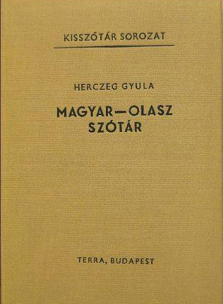 Herczeg Gyula - Magyar-olasz szótár