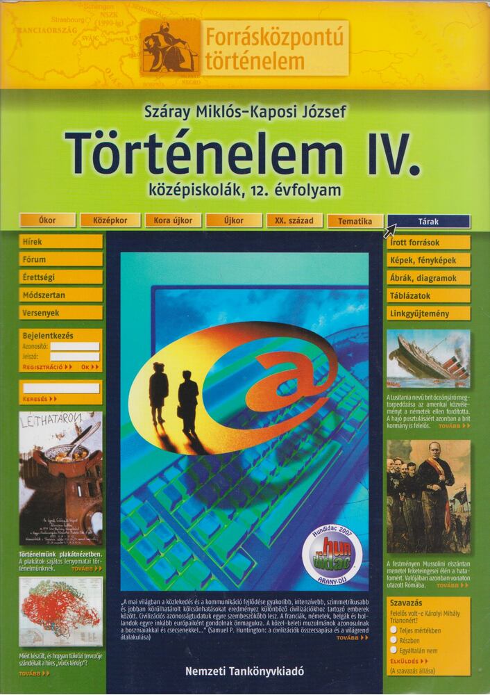 Száray Miklós,Kaposi József - Történelem IV.