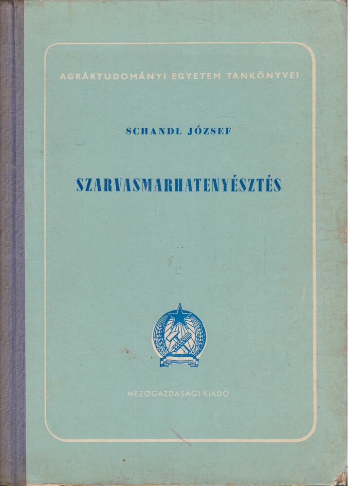 Schandl József - Szarvasmarhatenyésztés