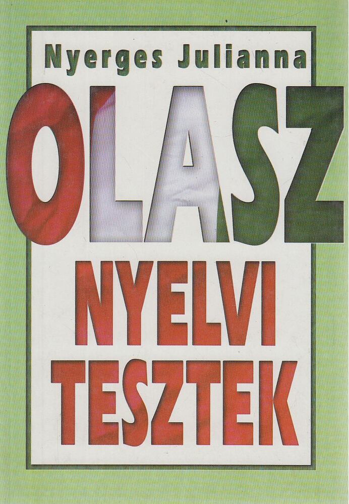 Nyerges Julianna - Olasz nyelvi tesztek