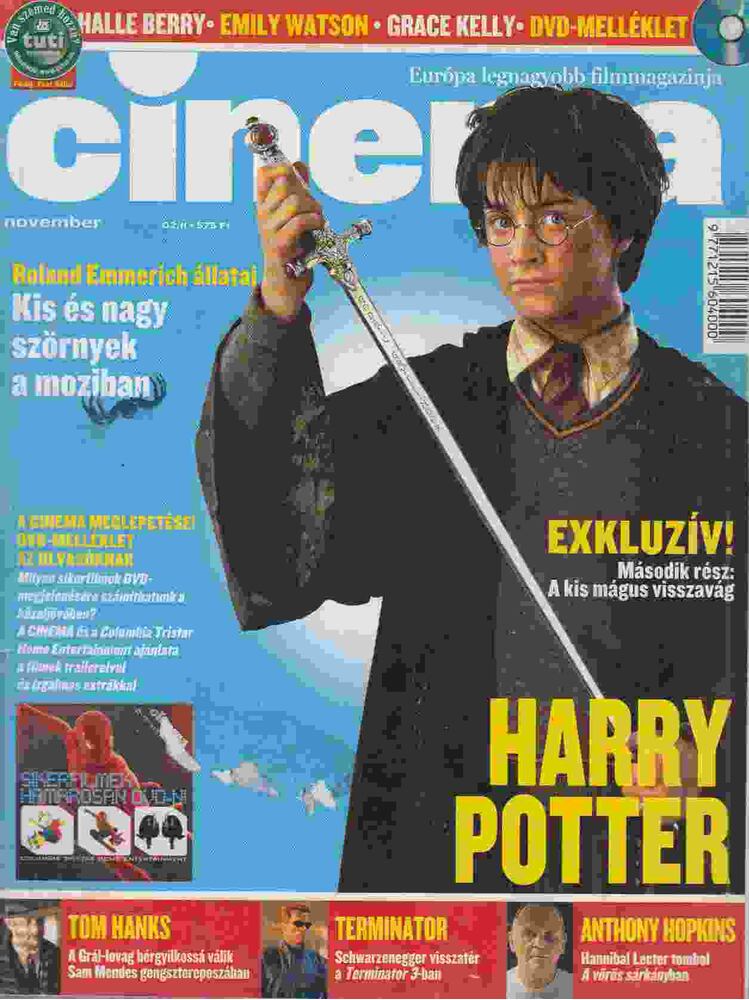 Ezüst Rita (főszerk.) - Cinema 2002/11. november  132. szám, Budapest 2002 antikvár könyv