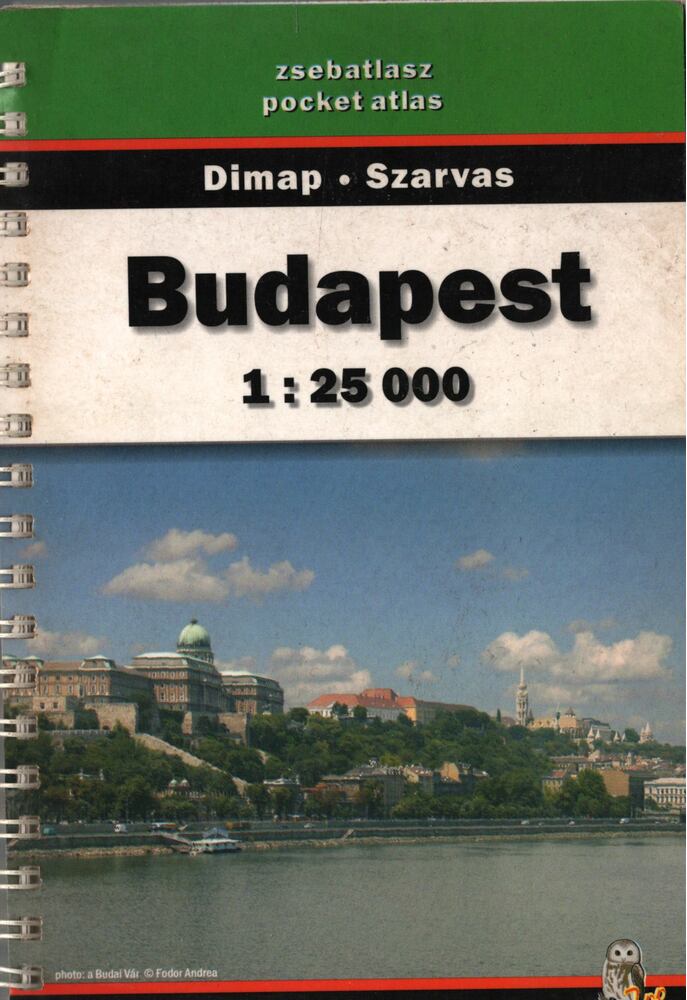  - Budapest zsebatlasz 1:25000, Budapest 2005 antikvár könyv