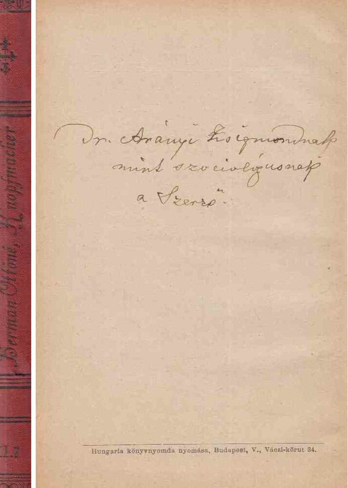 Herman Ottóné - Knopfmacher (dedikált)