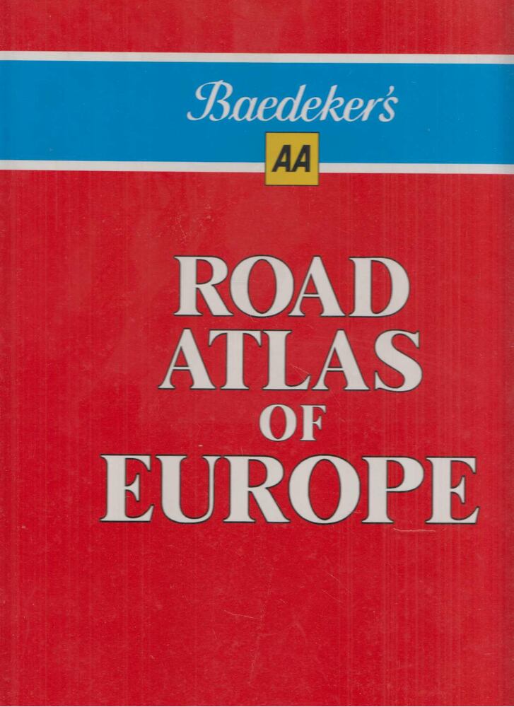  - Road Atlas of Europe,  1989 antikvár könyv