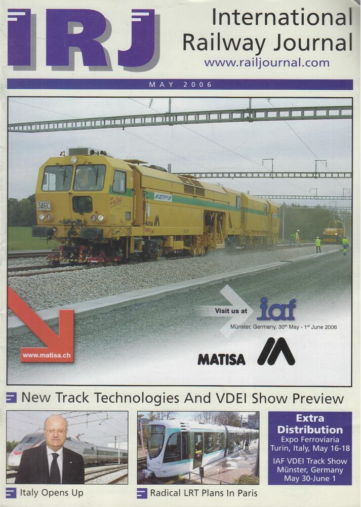 David Briginshaw - International Railway Journal May 2006