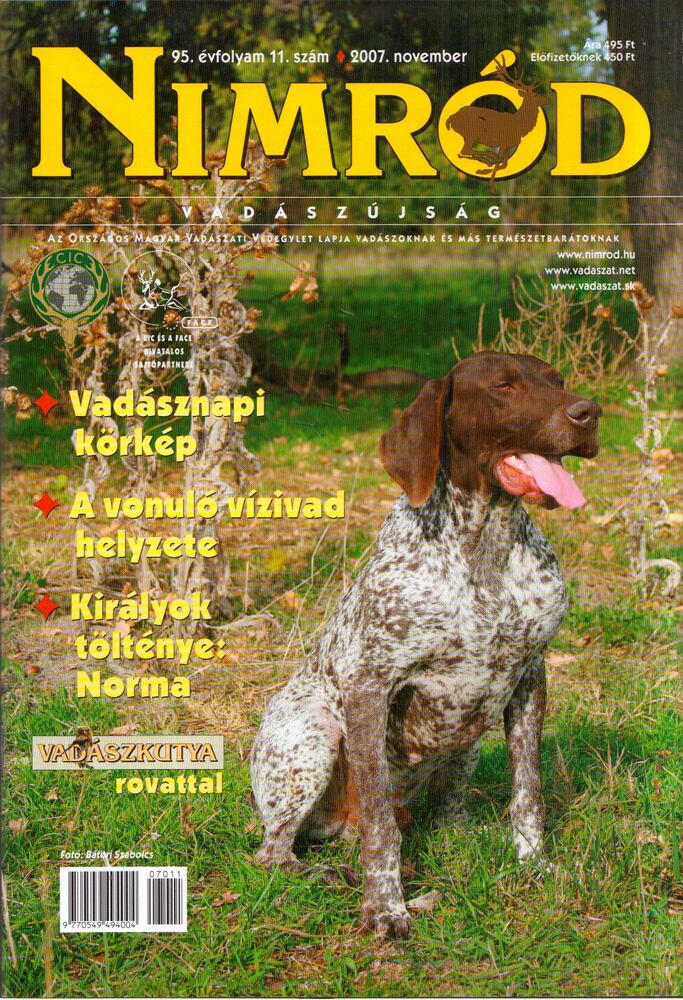 Dr. Zoltán Attila - Nimród 2007. November