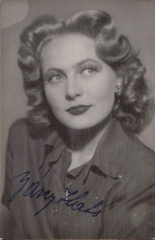  - Bárczy Kató színésznő aláírt portréja (1942 körül), Budapest 1942 antikvár könyv