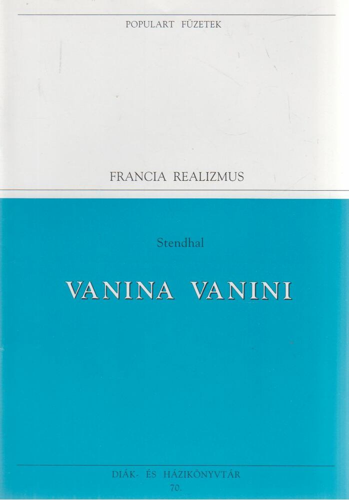 Stendhal - Vanina Vanini