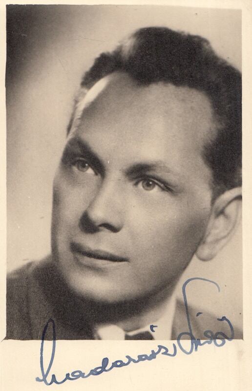  - Madarász László színész aláírt portréja (1943 körül), Budapest 1943 antikvár könyv
