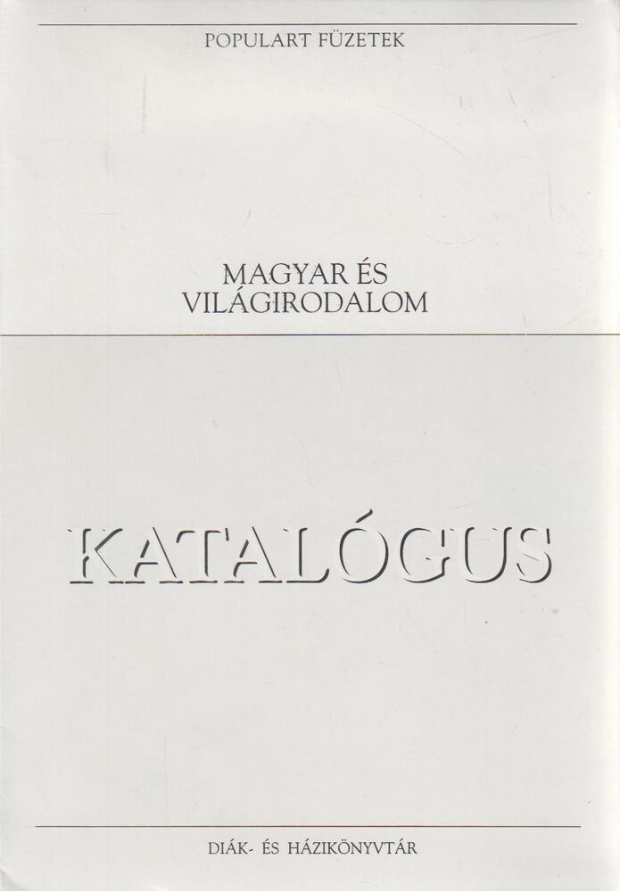Fogarasi István - Katalógus