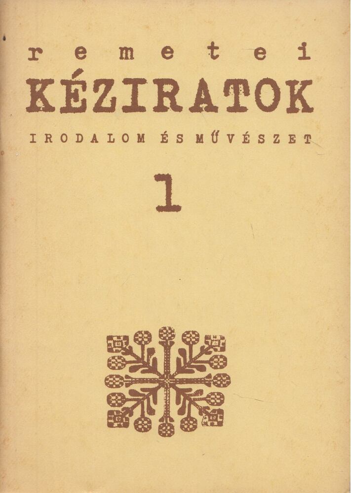 Oláh János - Remetei Kéziratok 1