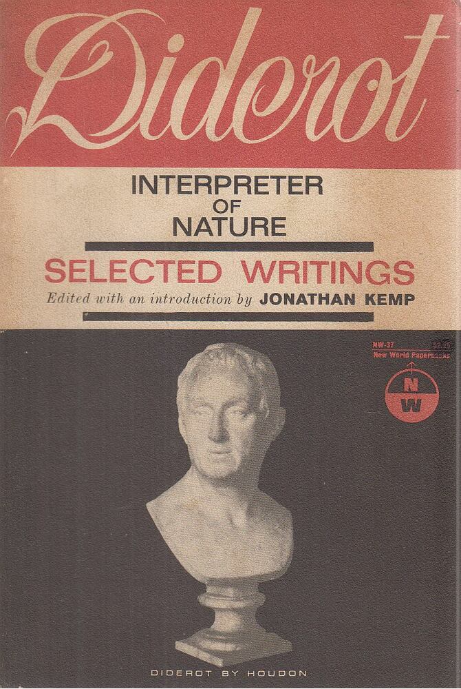 DIDEROT, Jonathan Kemp (szerk.) - Interpreter of Nature, New York 1963 antikvár könyv