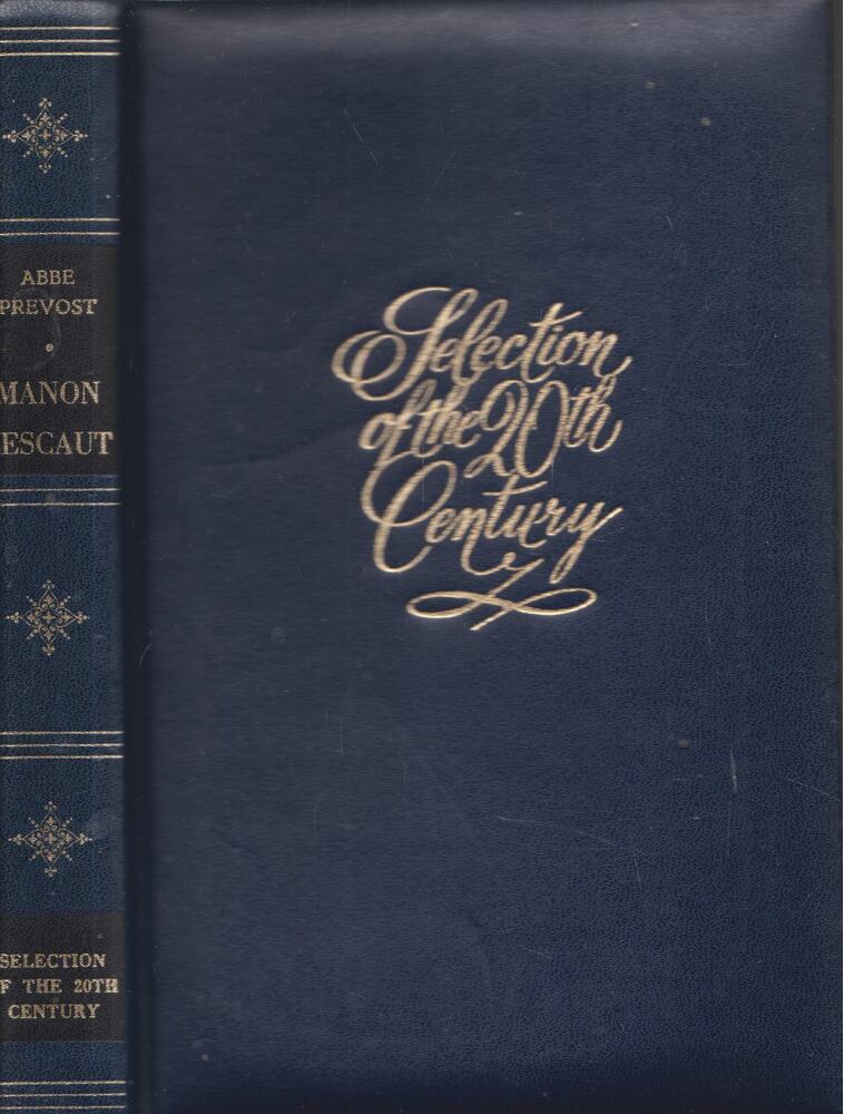PRÉVOST ABBÉ - Manon Lescaut or the Adventures of a French Lady