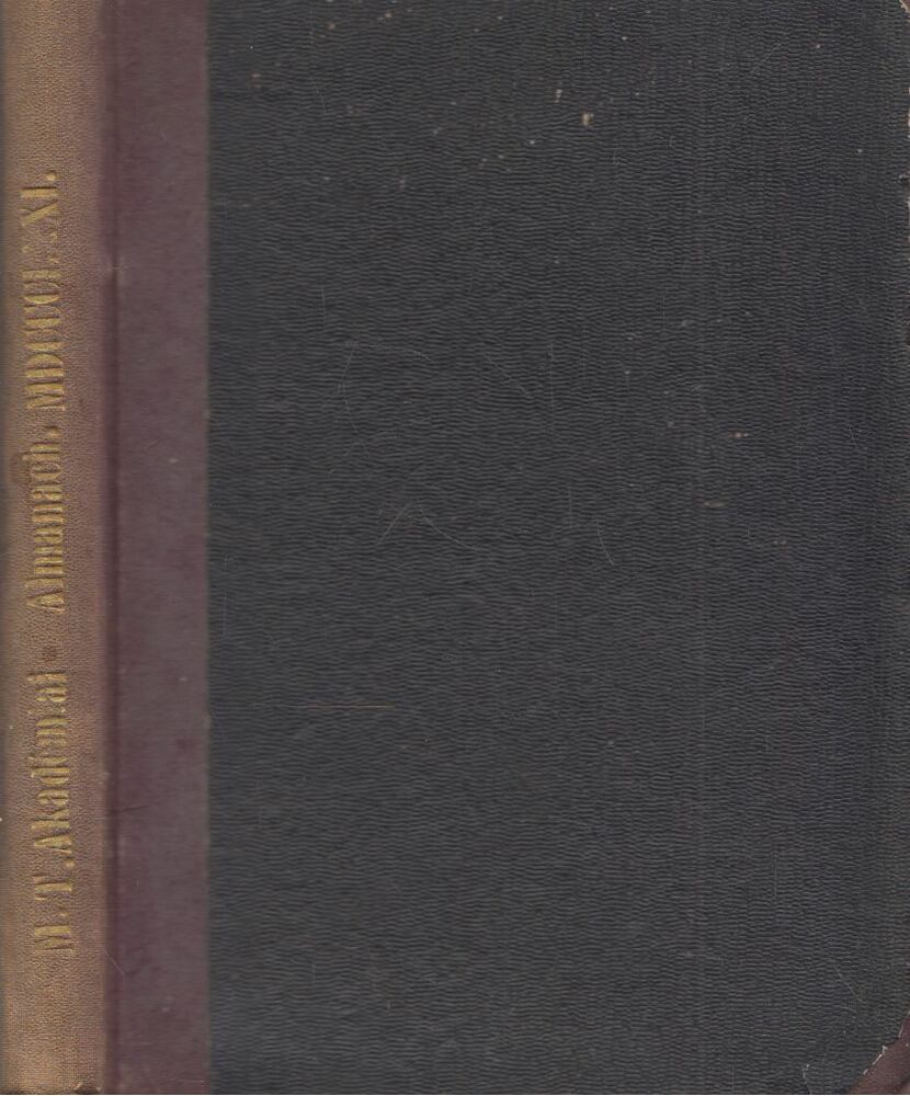 Kondor Gusztáv - Magyar Tudományos Akadémiai Almanach csillagászati és közönséges naptárral MDCCCLXXI-re