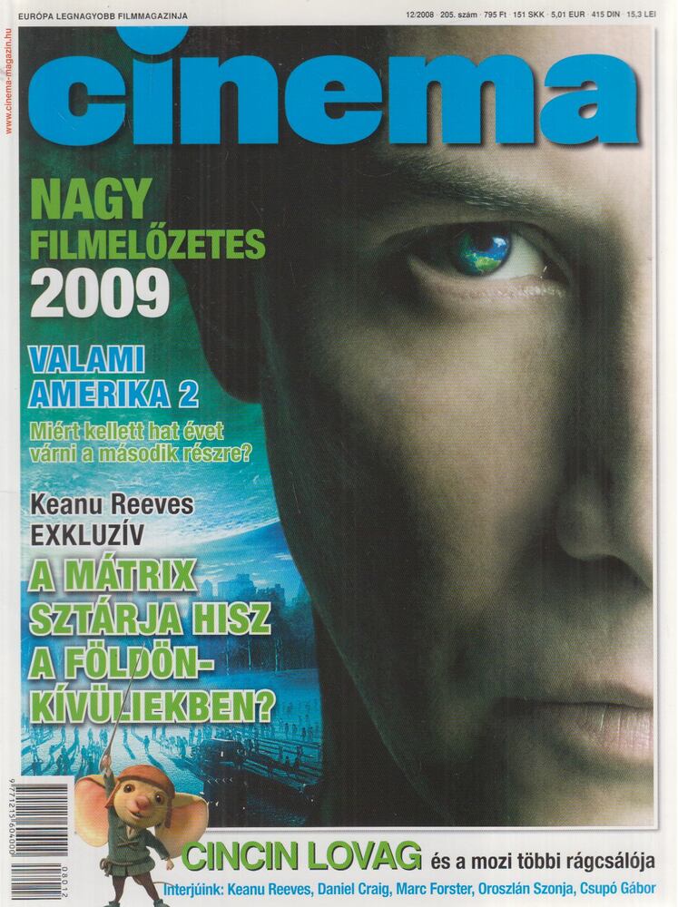 Levitin Dávid (főszerk.) - Cinema 2008/12.