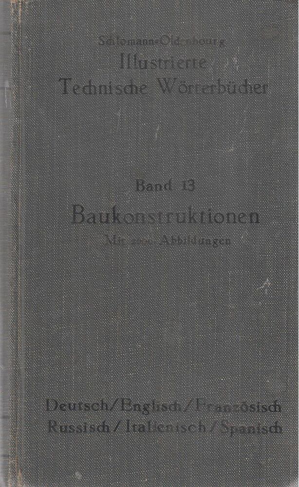 A. Schlossmann - Baukonstruktionen