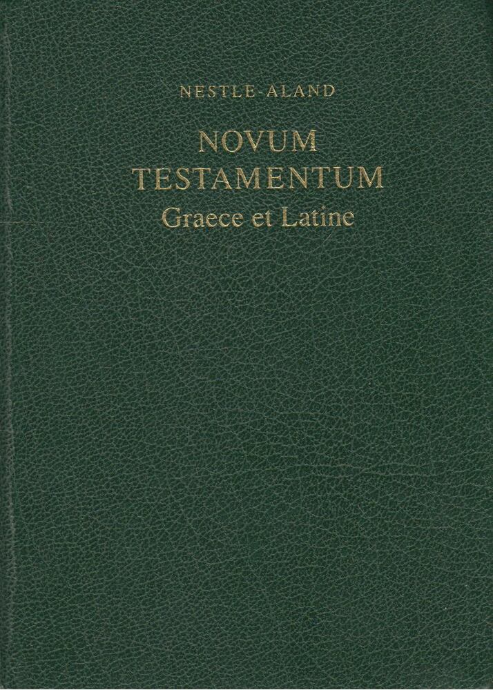 - Novum Testamentum. Graece et Latine