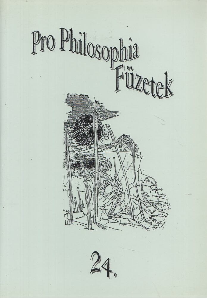 Kalmár Zoltán - Pro Philosophia füzetek 24.,  2000 antikvár könyv