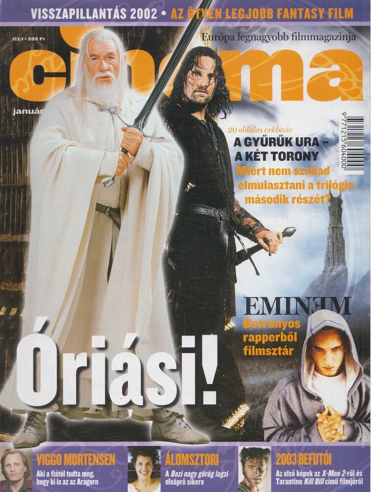 Ezüst Rita (főszerk.) - Cinema 2003/1.