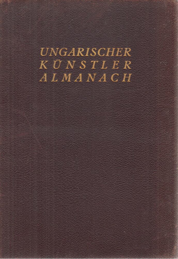Dr. Diósy Béla - Ungarischer Künstler Almanach, Budapest 1929 antikvár könyv