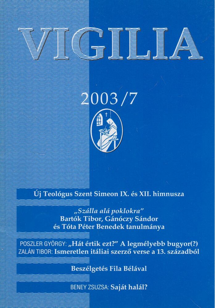 Lukács László - Vigilia 2003/7